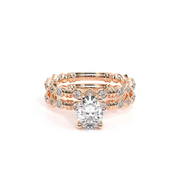 Renaissance-973-Ov-14k Rose Gold Oval