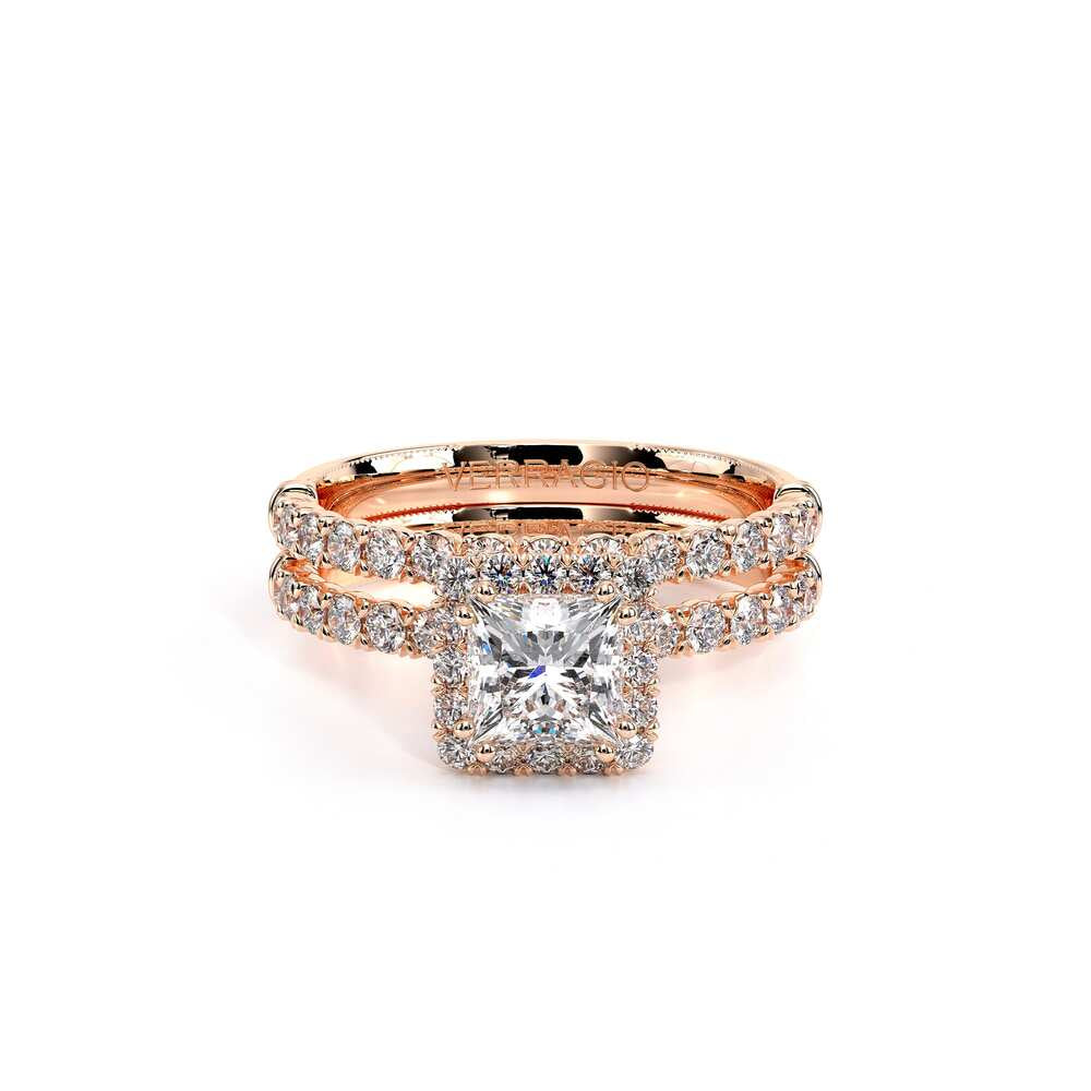 Renaissance-954P18-14K Rose Gold Princess