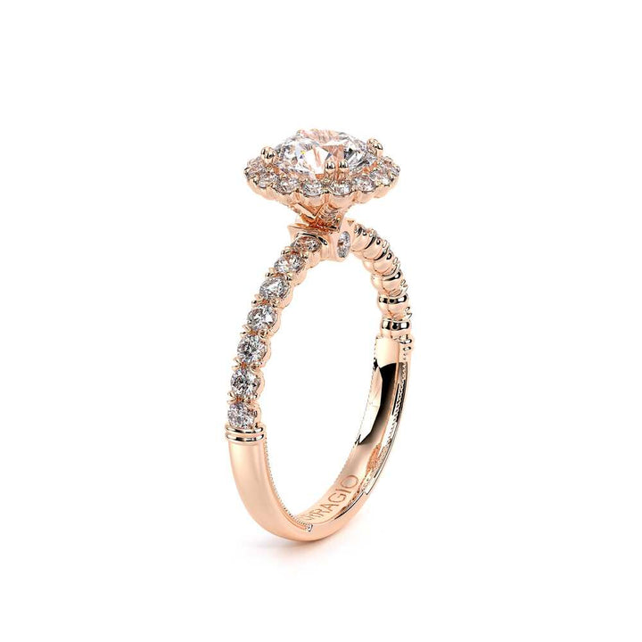 Renaissance-954R18-14K Rose Gold Round