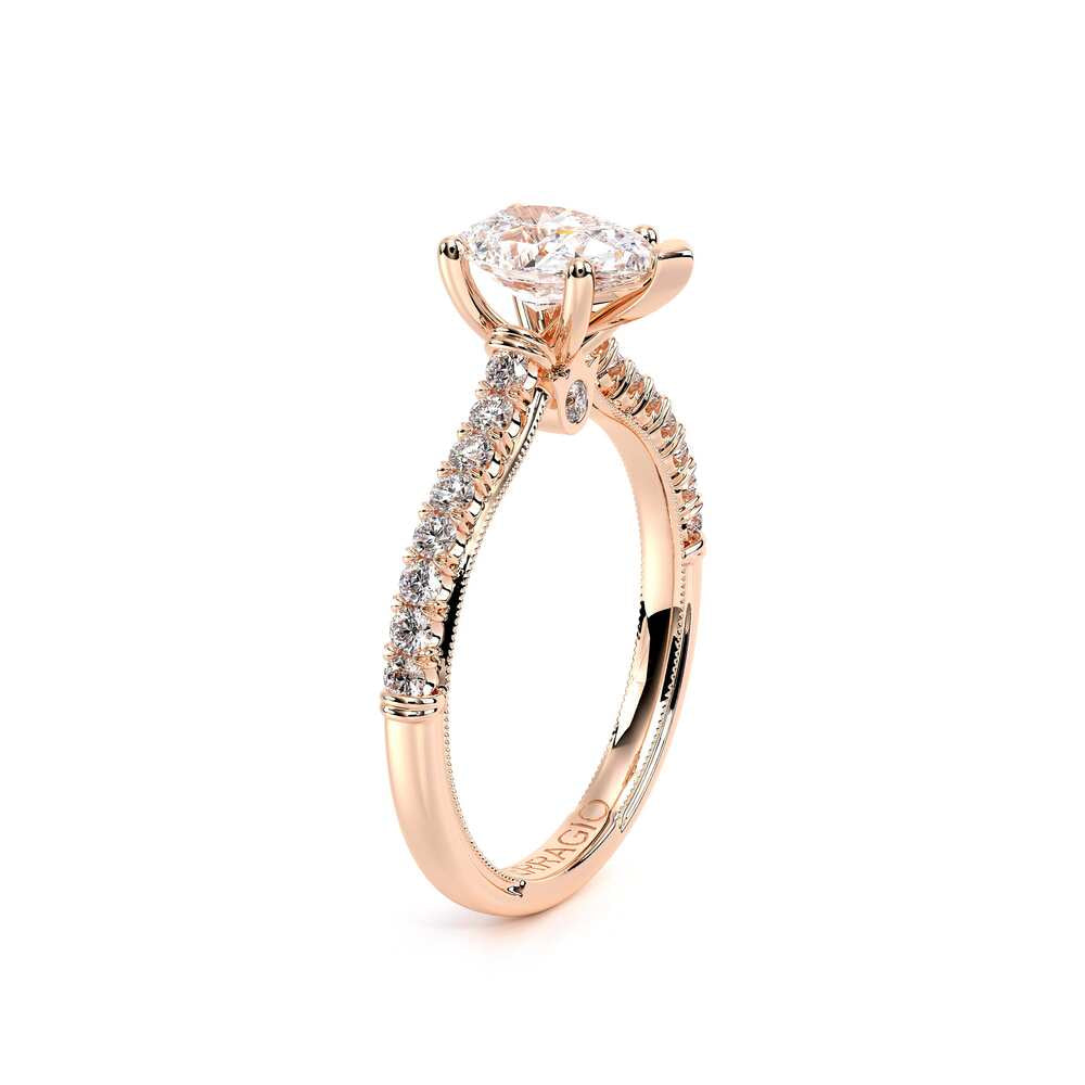 Renaissance-955PEAR17-14K Rose Gold Pear