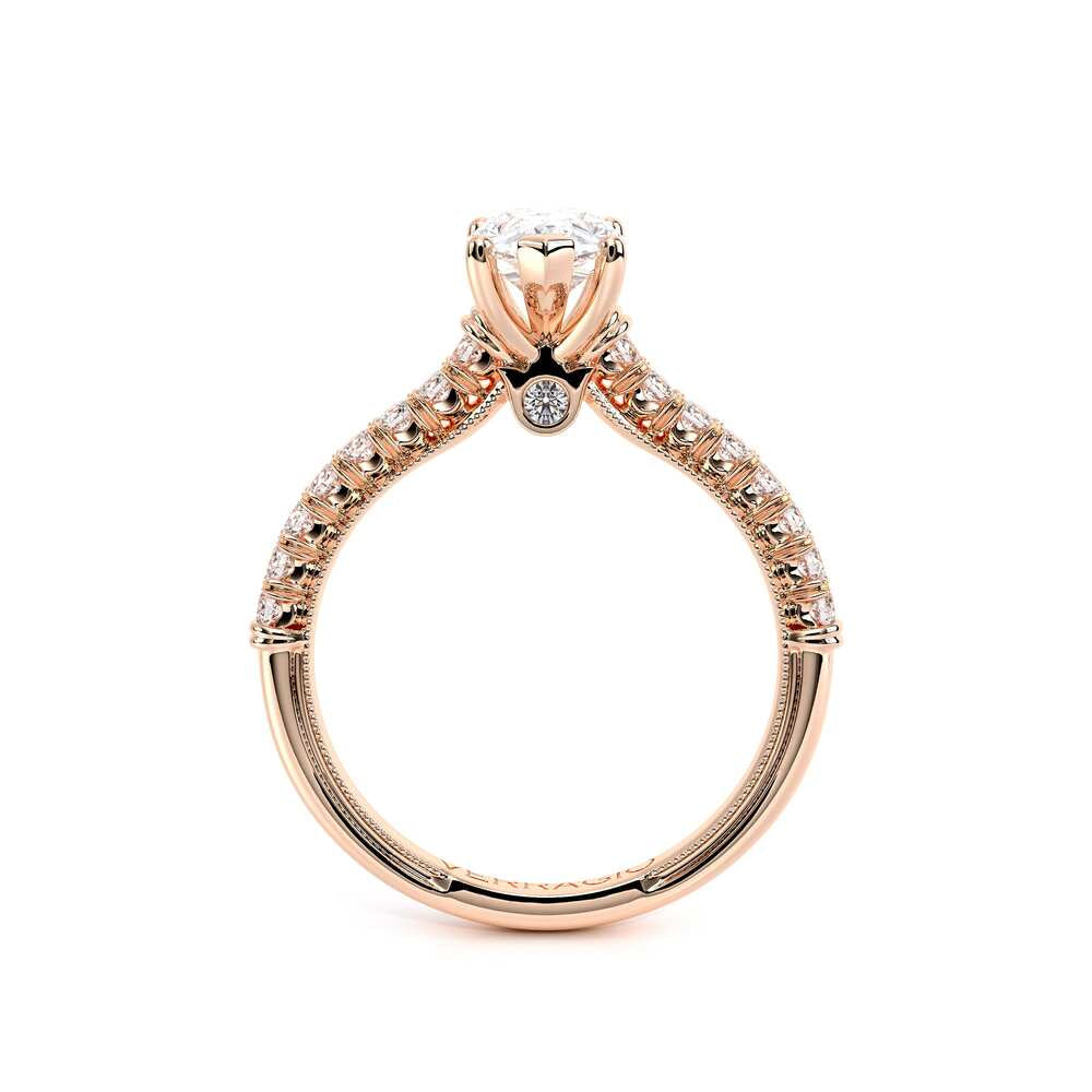 Renaissance-955PEAR17-18K Rose Gold Pear