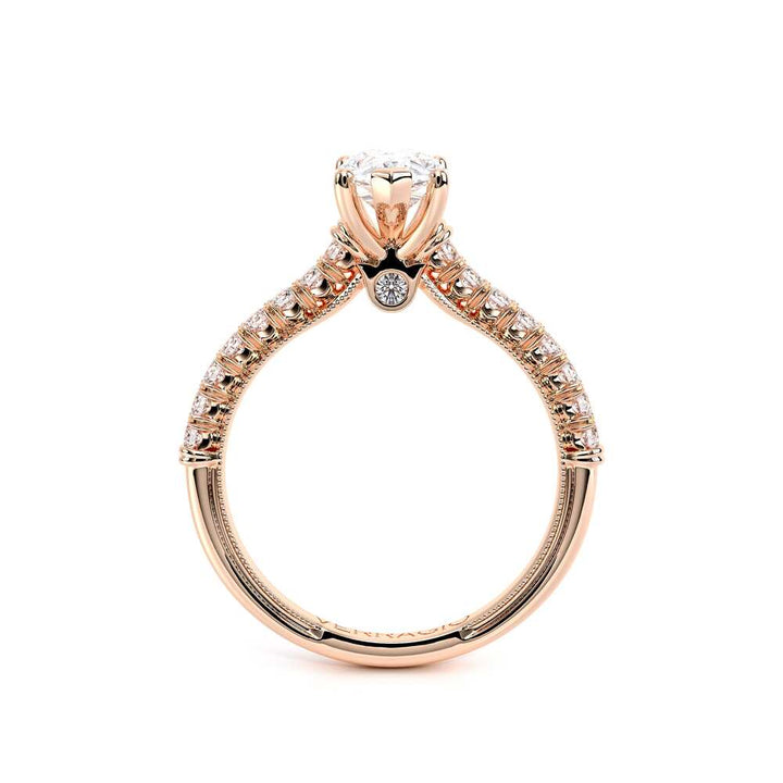 Renaissance-955PEAR17-18K Rose Gold Pear