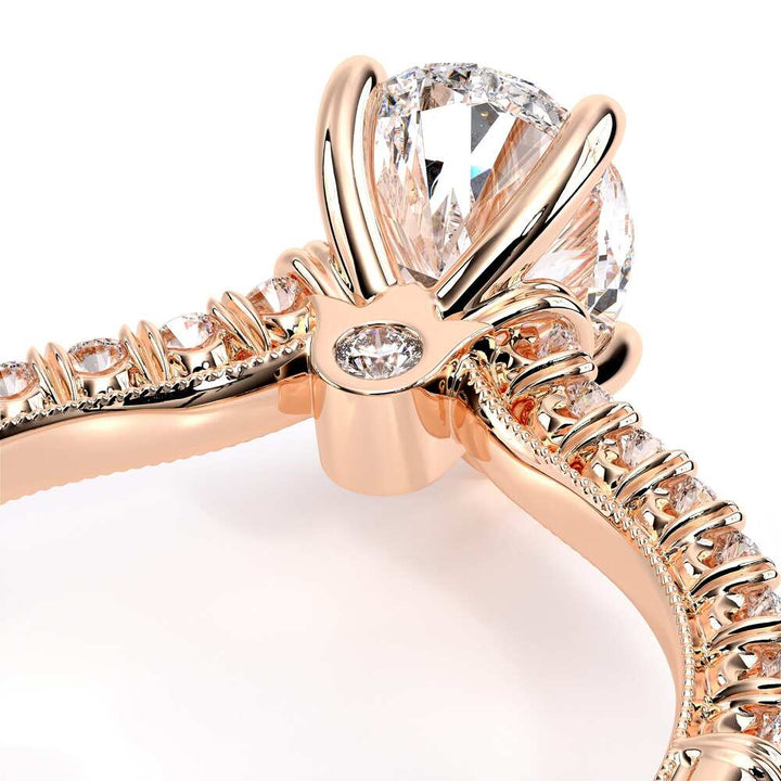 Renaissance-955PEAR17-18K Rose Gold Pear