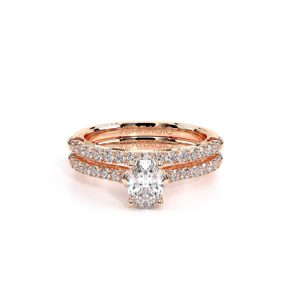 Renaissance-955OV17-14K Rose Gold Oval