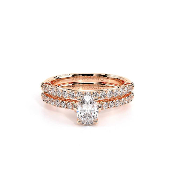 Renaissance-955OV17-14K Rose Gold Oval