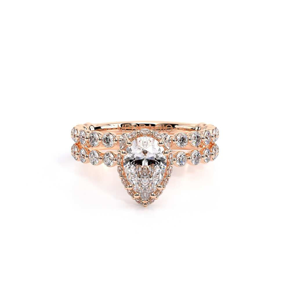 Renaissance-984PEAR20-18K Rose Gold Pear