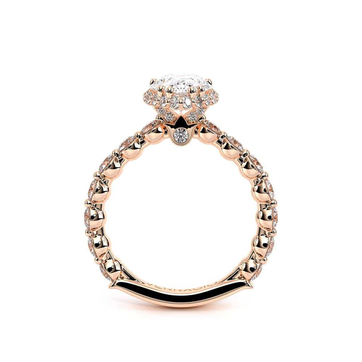 Renaissance-984PEAR25-18K Rose Gold Pear