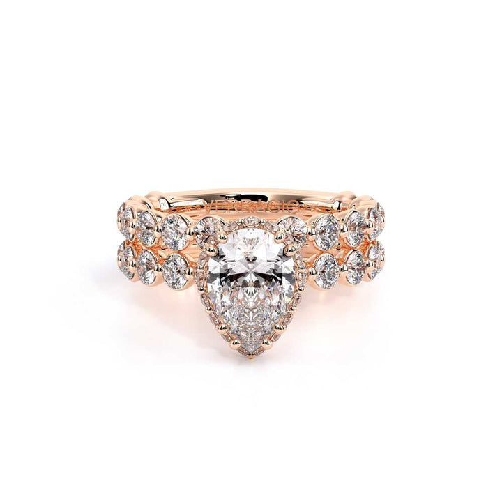 Renaissance-984PEAR25-14K Rose Gold Pear