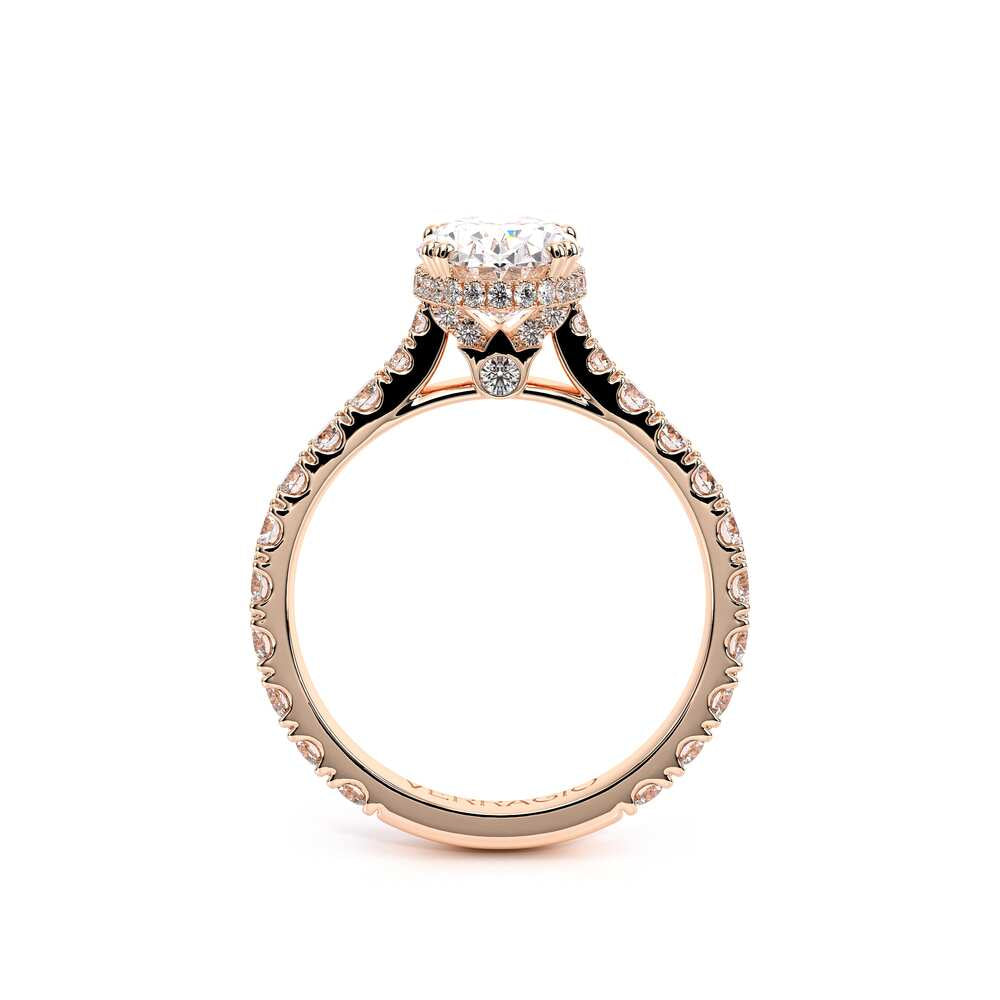 Renaissance-985OV22-18K Rose Gold Oval