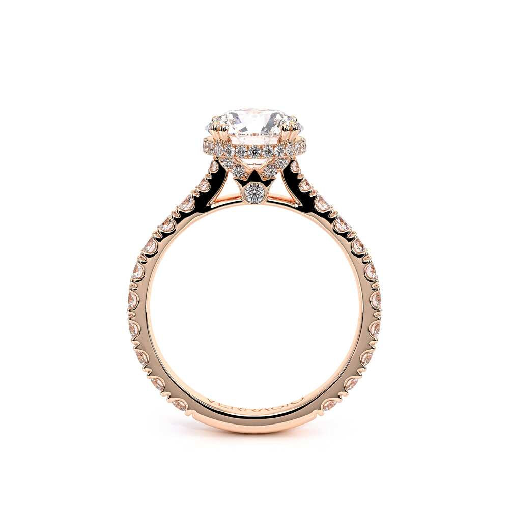 Renaissance-985R22-14K Rose Gold Round
