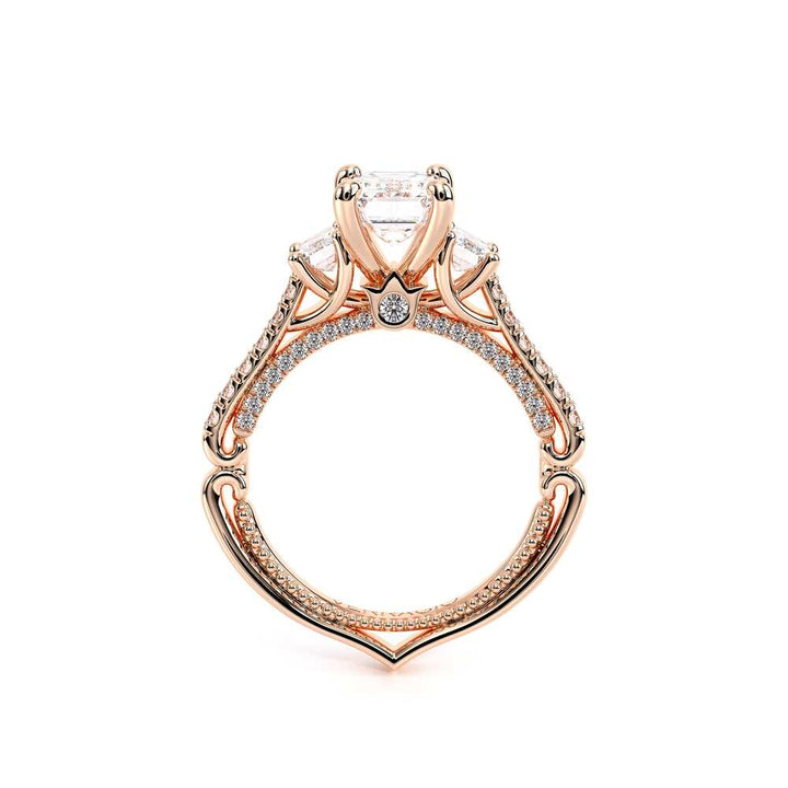Couture-0470em-14k Rose Gold Emerald