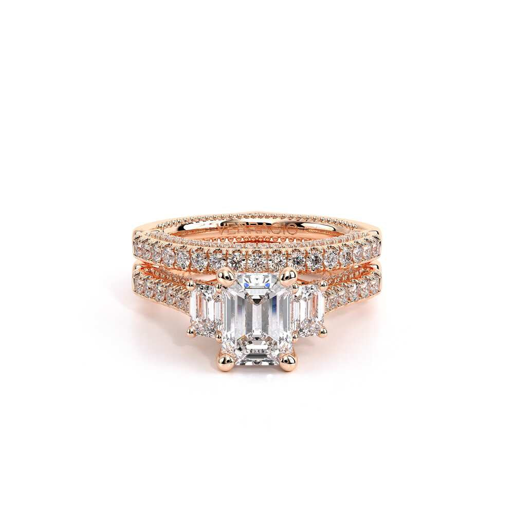 Couture-0470em-18k Rose Gold Emerald