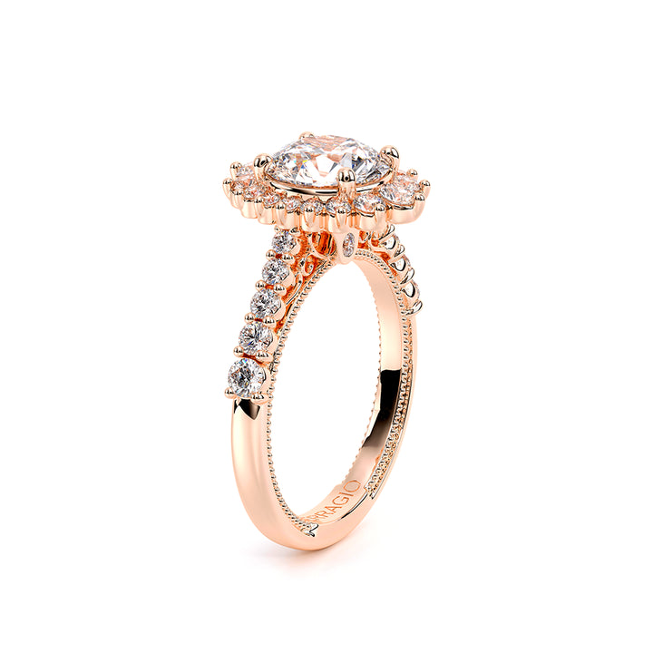 Venetian-5084r-14k Rose Gold Round