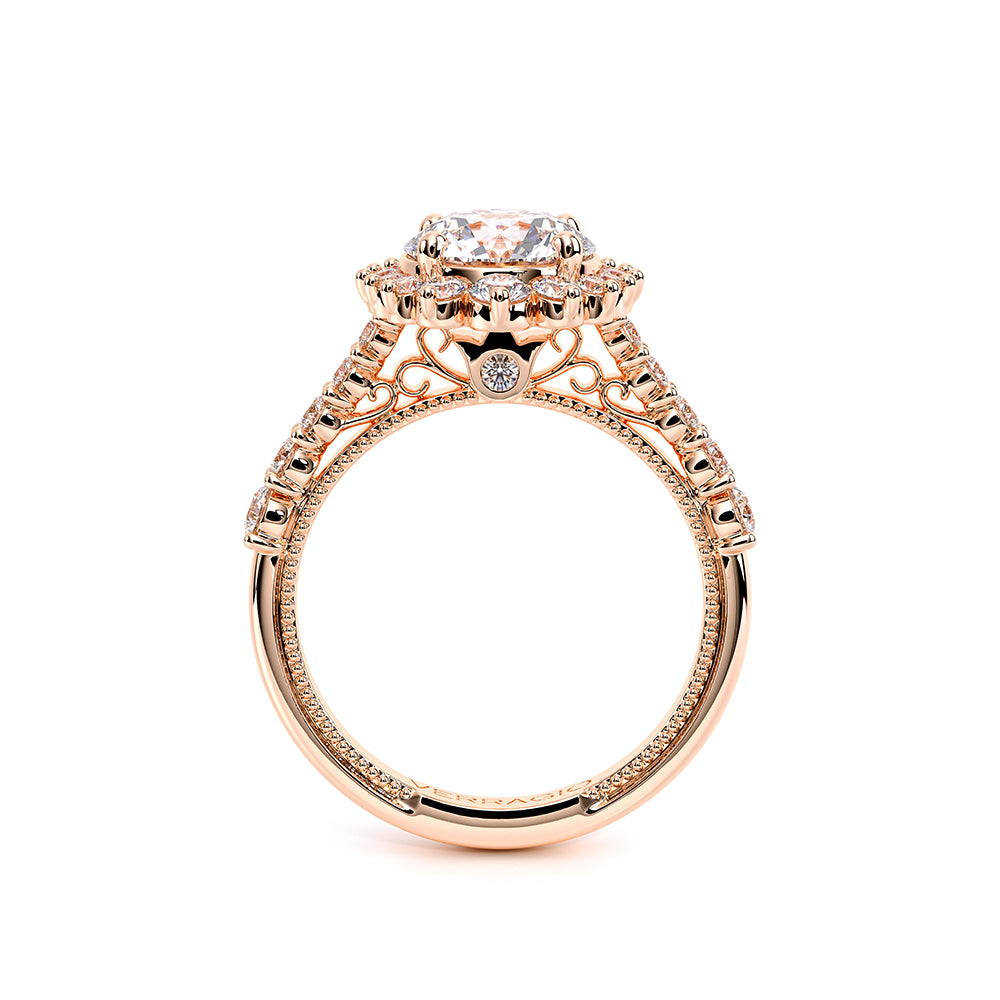 Venetian-5084r-14k Rose Gold Round