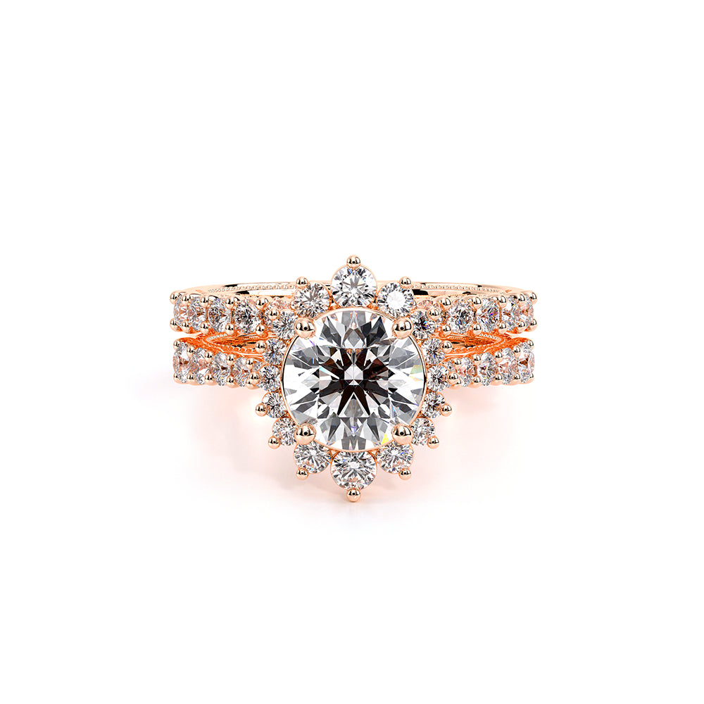 Venetian-5084r-14k Rose Gold Round