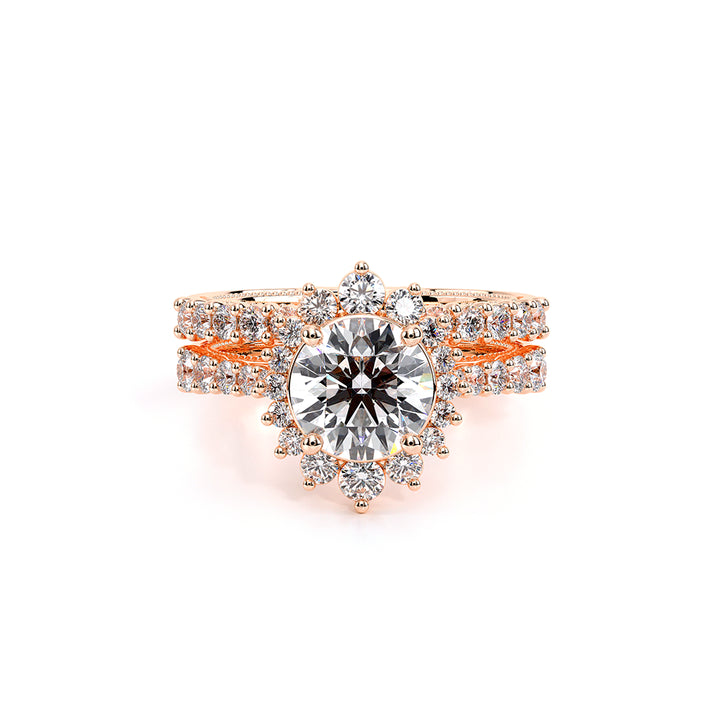 Venetian-5084r-18k Rose Gold Round