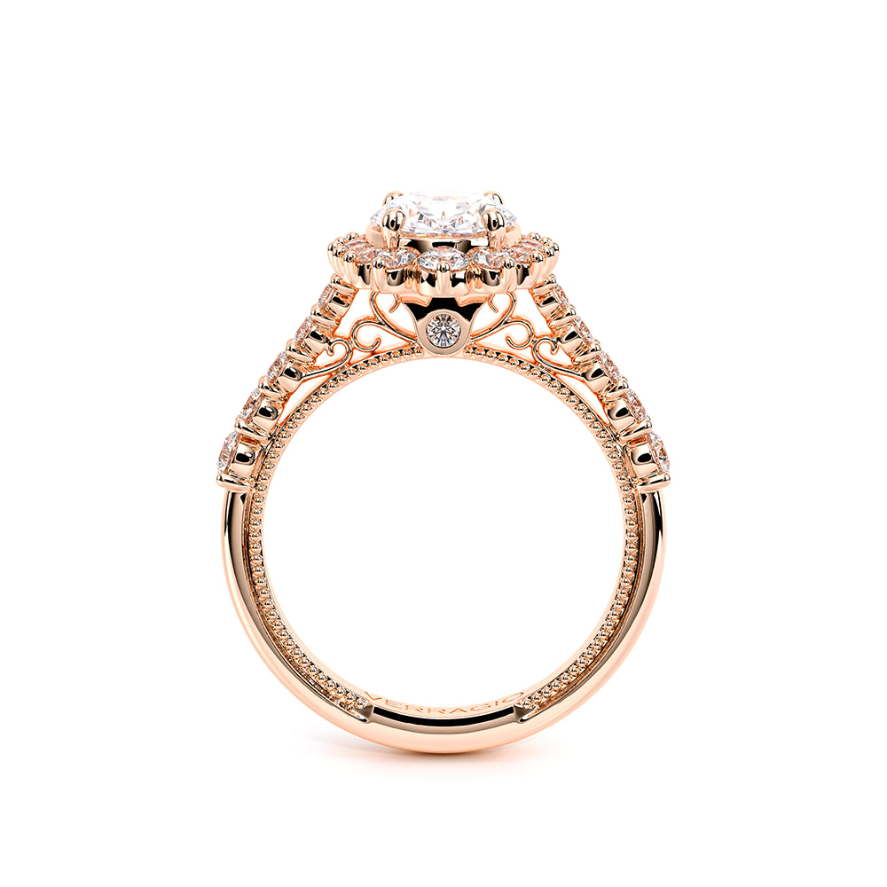 Venetian-5084ov-18k Rose Gold Oval