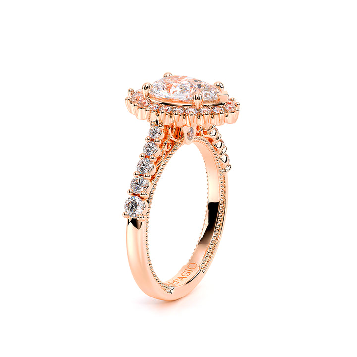 Venetian-5084pear-14k Rose Gold Pear
