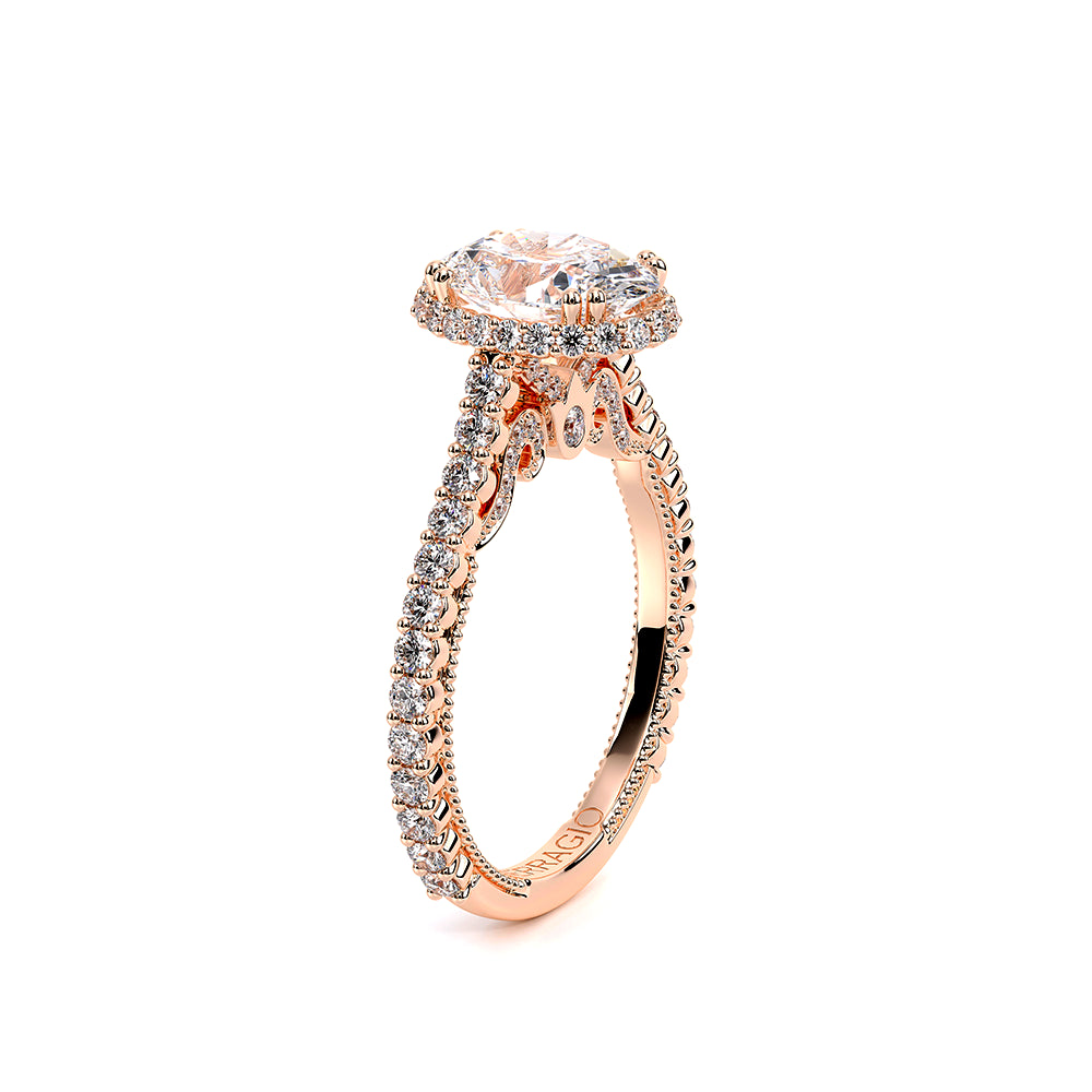 Insignia-7109ov-18k Rose Gold Oval