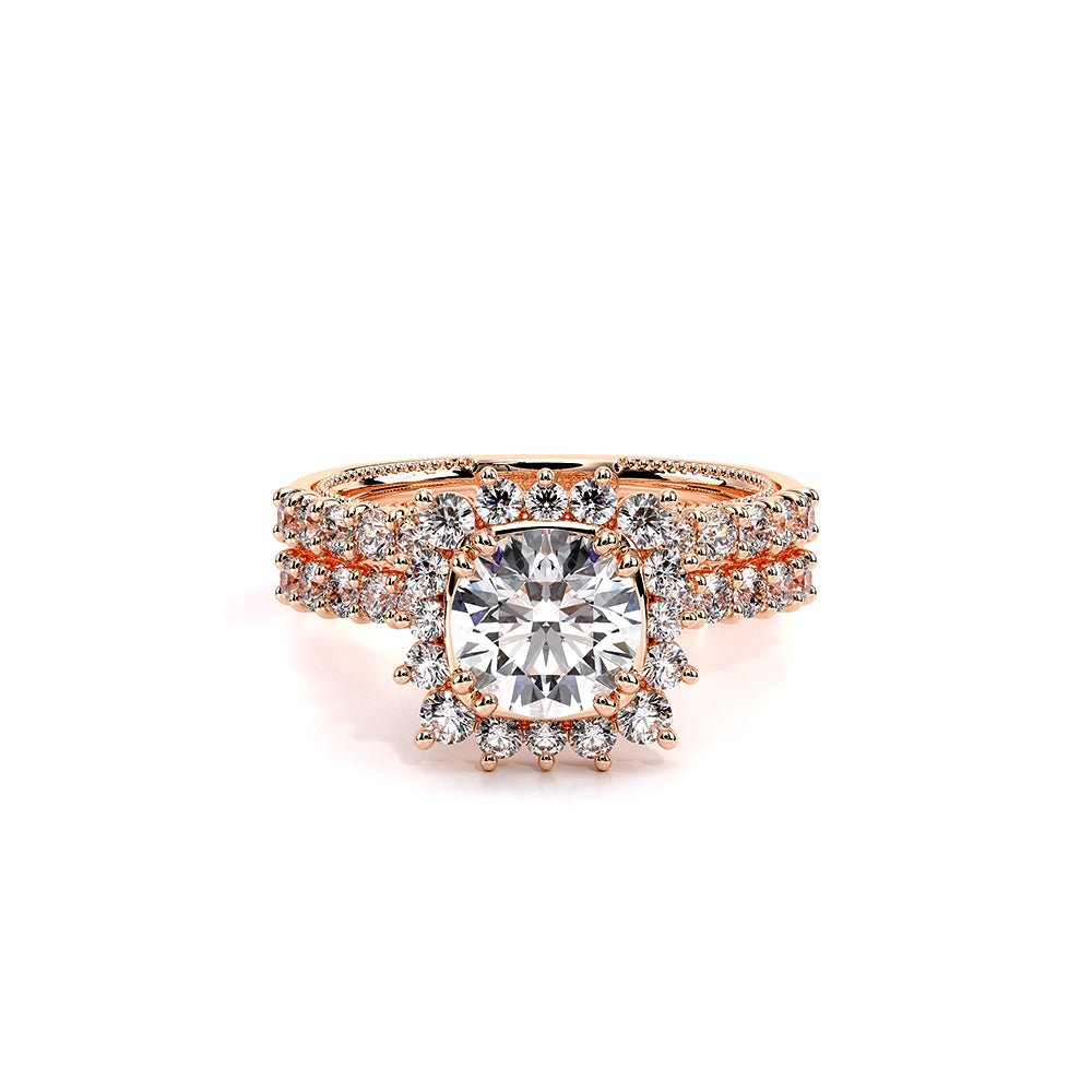 Renaissance-986CU-18K Rose Gold Cushion