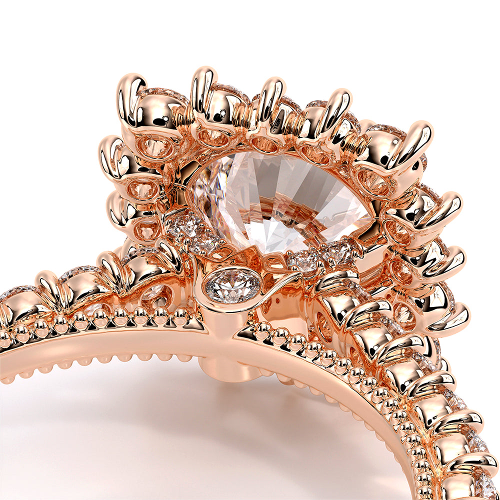 Renaissance-986CU-18K Rose Gold Cushion