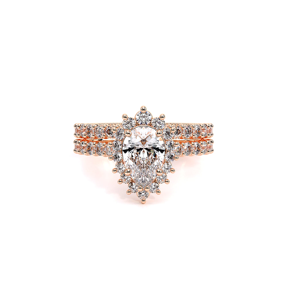 Renaissance-986PEAR-14K Rose Gold Pear