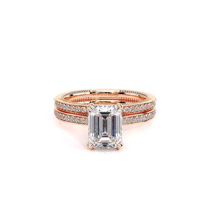 Renaissance-Sld301-Em-18k Rose Gold Emerald