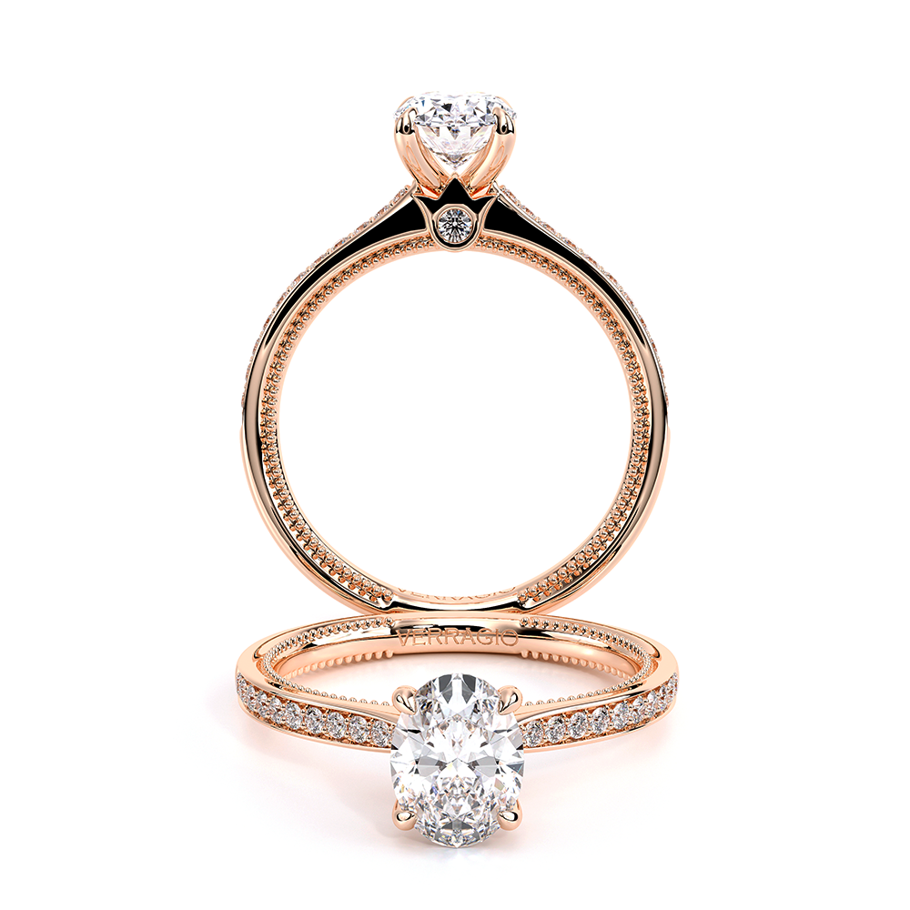 Renaissance-Sld301-Ov-14k Rose Gold Oval