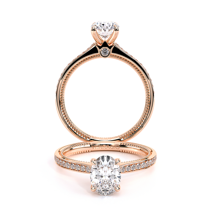 Renaissance-Sld301-Ov-14k Rose Gold Oval