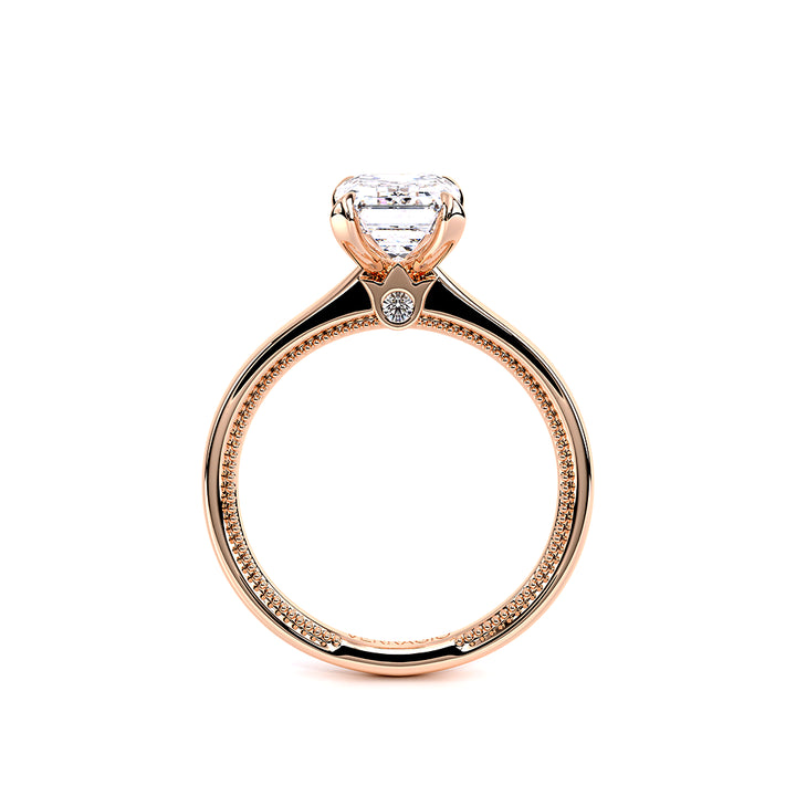 Renaissance-Sol301-Em-14k Rose Gold Emerald