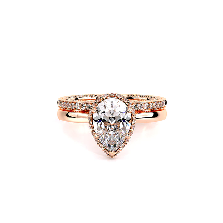Renaissance-Sol302-Xps-14k Rose Gold Pear