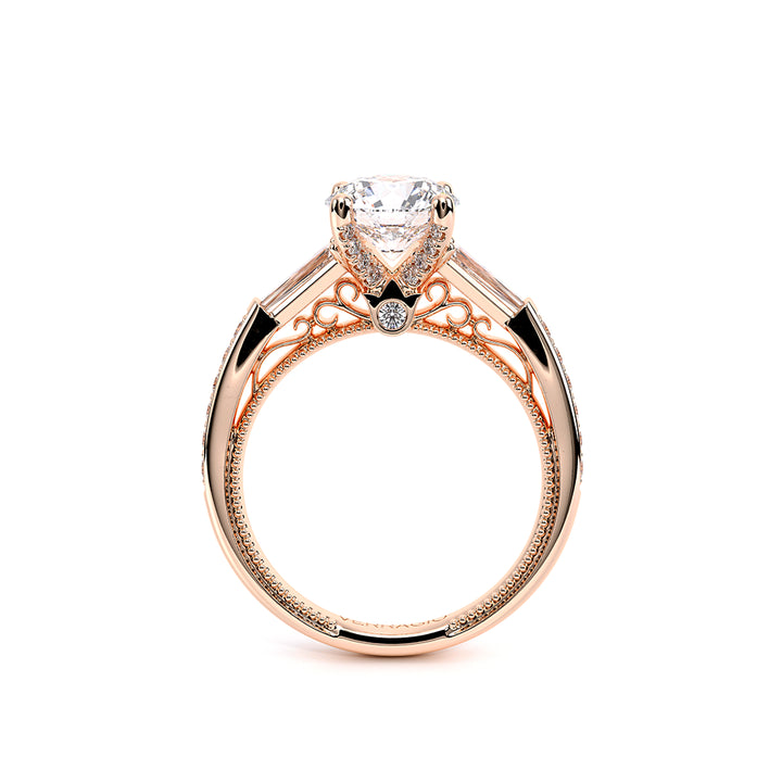 Venetian-5085r-18k Rose Gold Round
