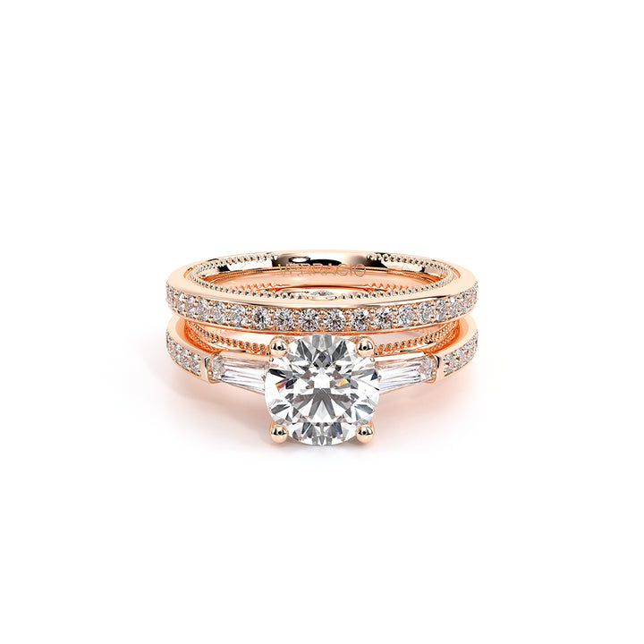Venetian-5085r-14k Rose Gold Round