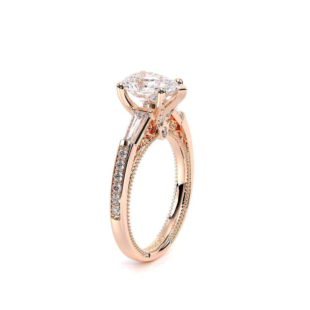 Venetian-5085ps-14k Rose Gold Pear