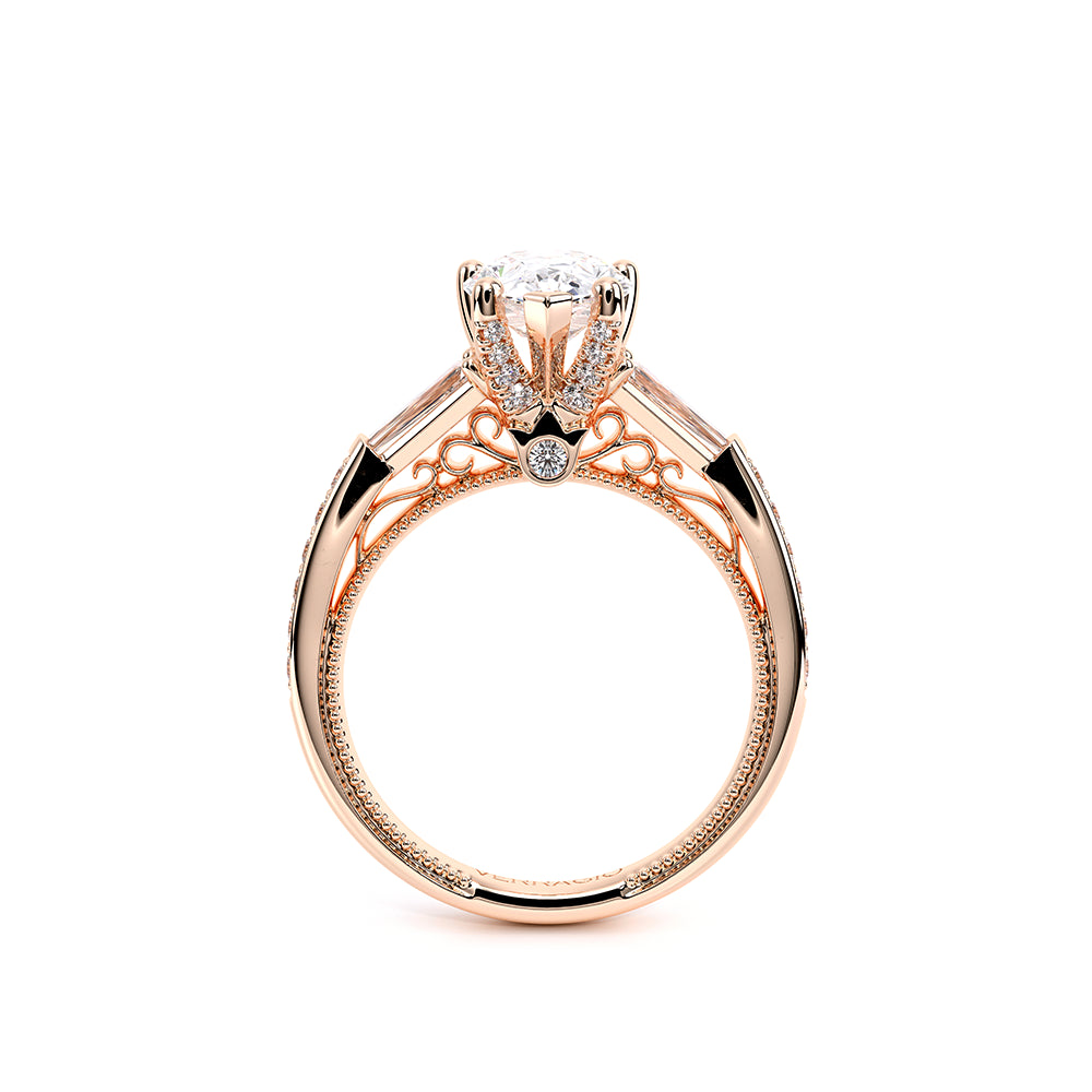 Venetian-5085ps-14k Rose Gold Pear