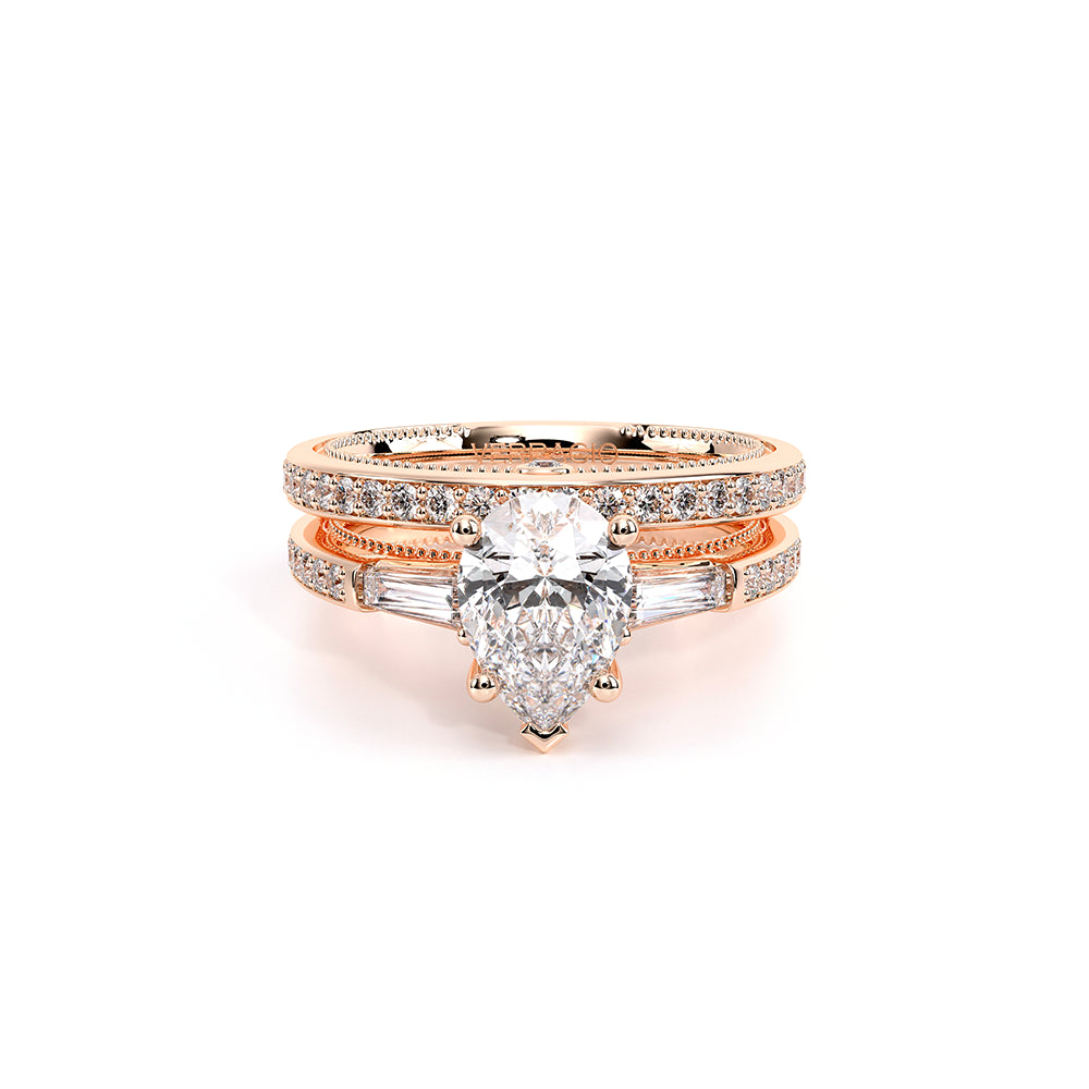 Venetian-5085ps-14k Rose Gold Pear