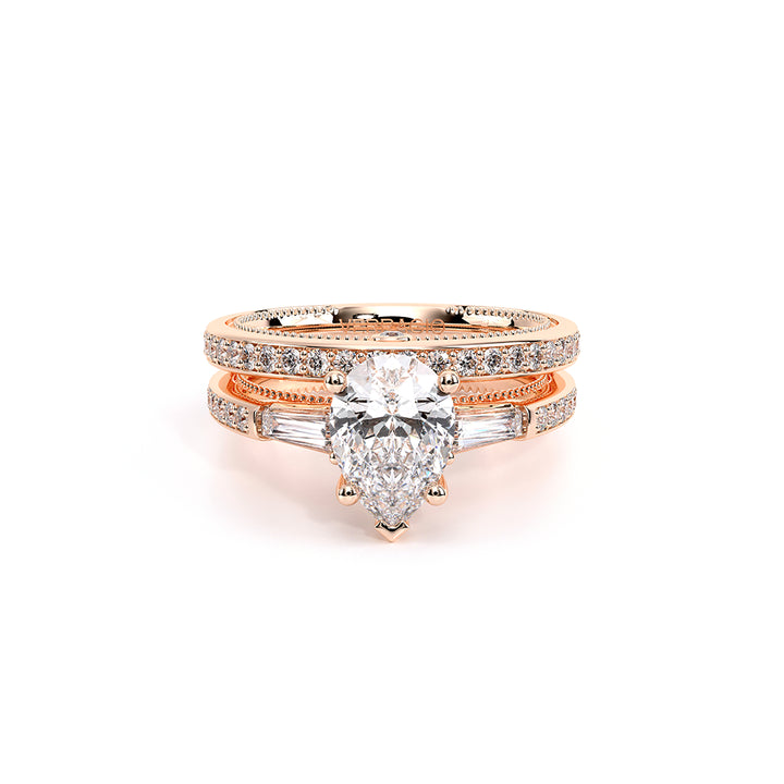 Venetian-5085ps-18k Rose Gold Pear