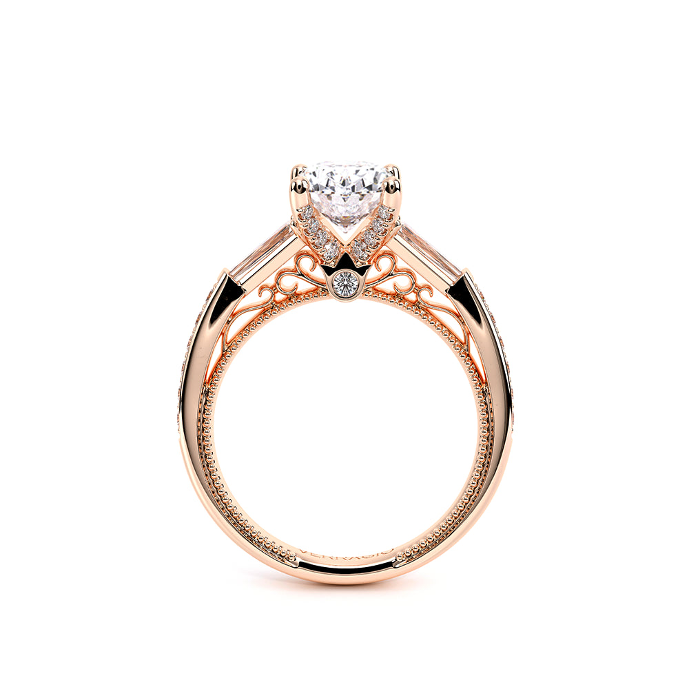 Venetian-5085ov-14k Rose Gold Oval