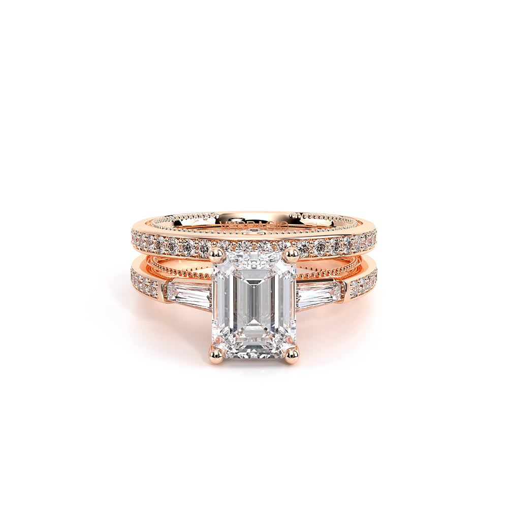 Venetian-5085em-14k Rose Gold Emerald