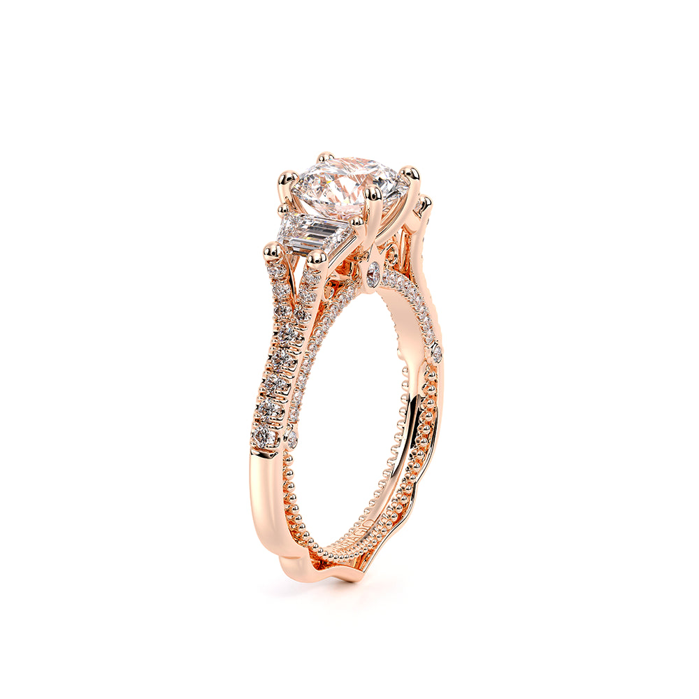 Venetian-5086r-14k Rose Gold Round