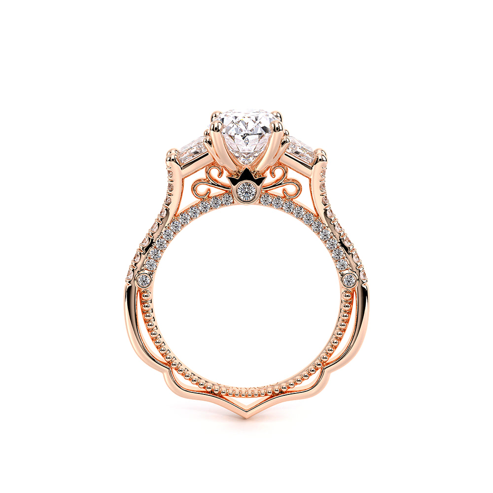 Venetian-5086ov-14k Rose Gold Oval