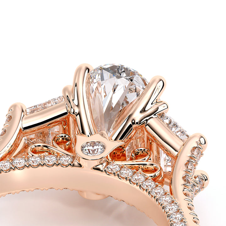 Venetian-5086ov-14k Rose Gold Oval