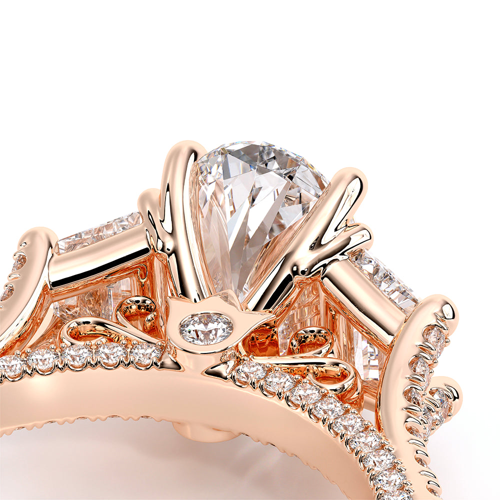 Venetian-5086ov-18k Rose Gold Oval