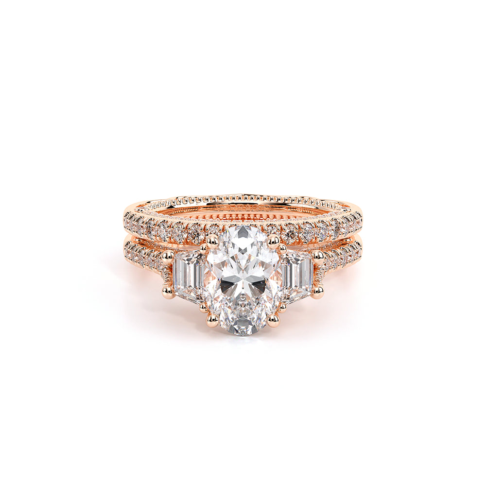 Venetian-5086ov-18k Rose Gold Oval
