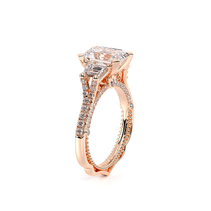 Venetian-5086em-18k Rose Gold Emerald