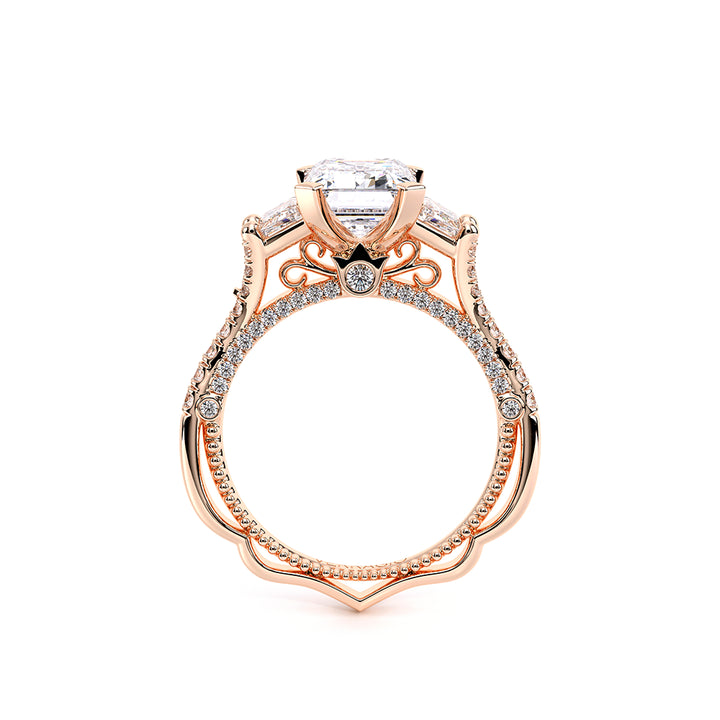 Venetian-5086em-14k Rose Gold Emerald