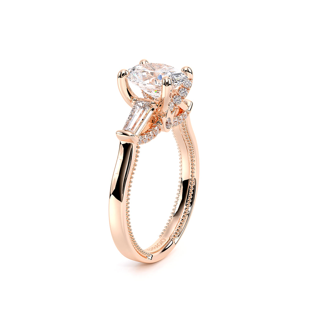 Renaissance-991OV-S-14K Rose Gold Oval