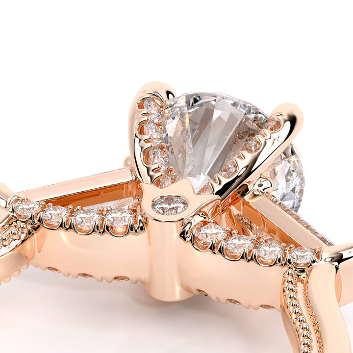 Renaissance-991R-S-18K Rose Gold Round