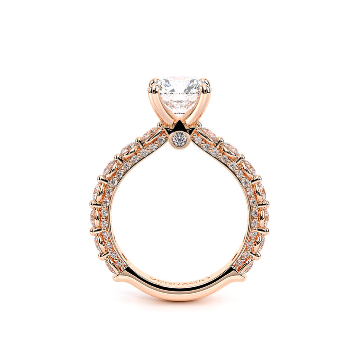 Couture-0488r25-14k Rose Gold Round