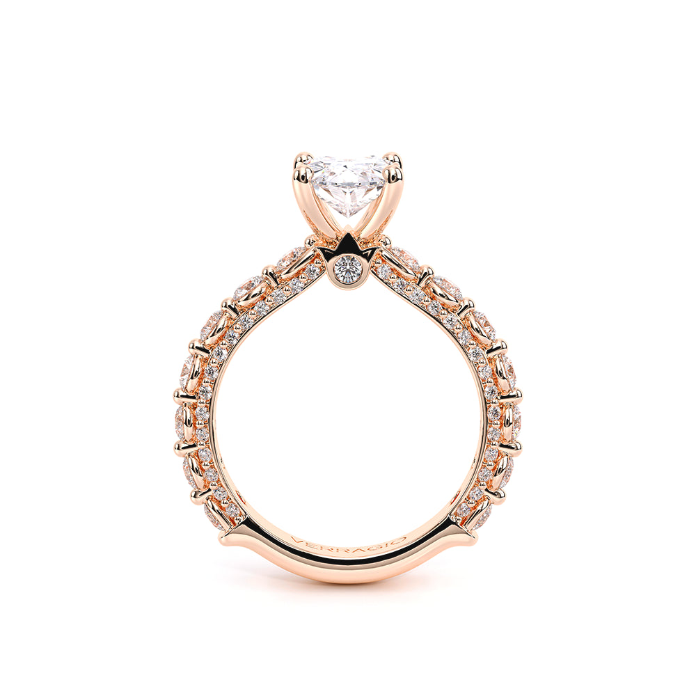 Couture-0488ov25-14k Rose Gold Oval